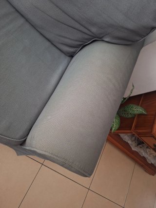 Sofá 3 plazas gris