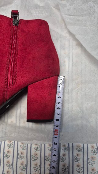 Botines rojos Inside efecto ante Talla 39