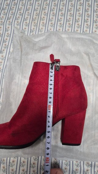 Botines rojos Inside efecto ante Talla 39