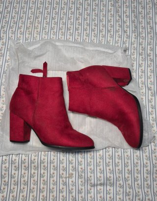 Botines rojos Inside efecto ante Talla 39