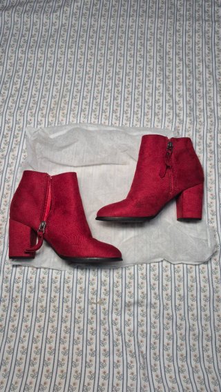 Botines rojos Inside efecto ante Talla 39