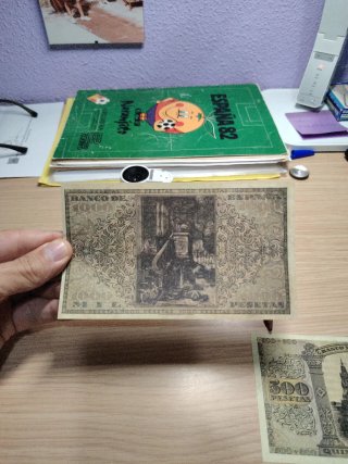 Facsímiles 1000 y 500 pesetas 1938