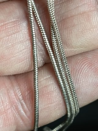 Collar y colgante plata ley vintage argent