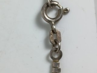 Collar y colgante plata ley vintage argent