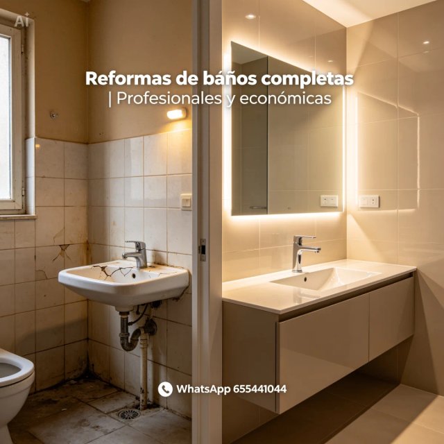 Reformas de baños en 5 dias
