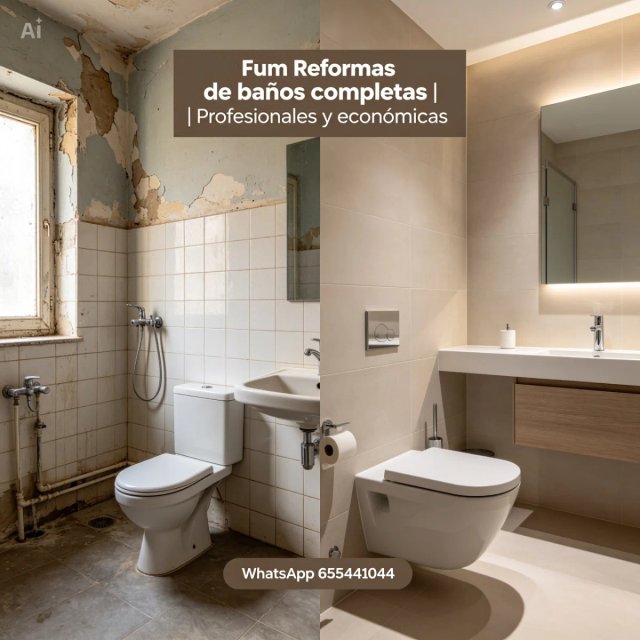 Reformas de baños en 5 dias