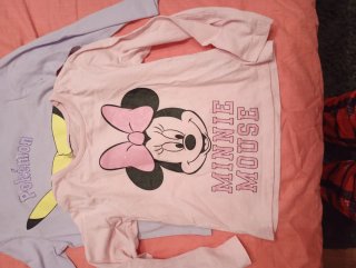 Lote 3 Camisetas Niña Pokemon Minnie Owl