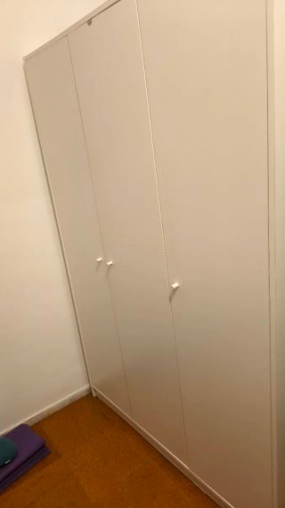 Armario 3 puertas blanco Ikea KLEPSTAD