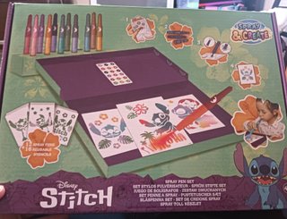 Set de Bolígrafos Spray Disney Stitch