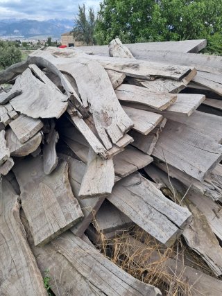 Tablones de madera de nogal y roble 635406090