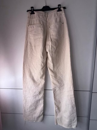Pantalón Zara Beige Pana Verano