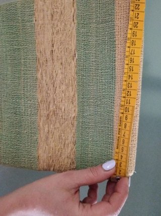 Borsa estiva righe beige e verdi