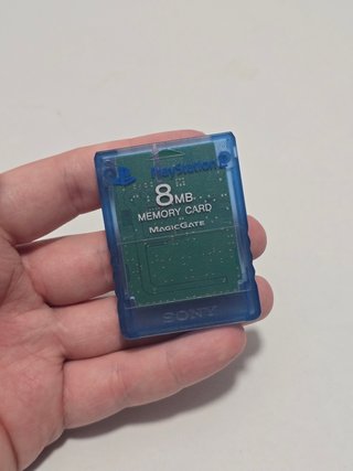 Memory card ps2 azul Sony - memoria play2