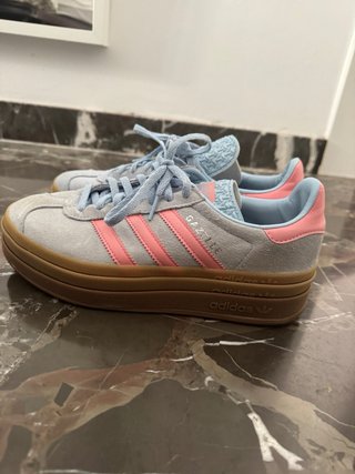 Adidas Gazelle Azul y Rosa