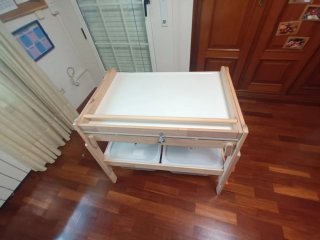 Mesa escritorio infantil IKEA Flisat con taburete
