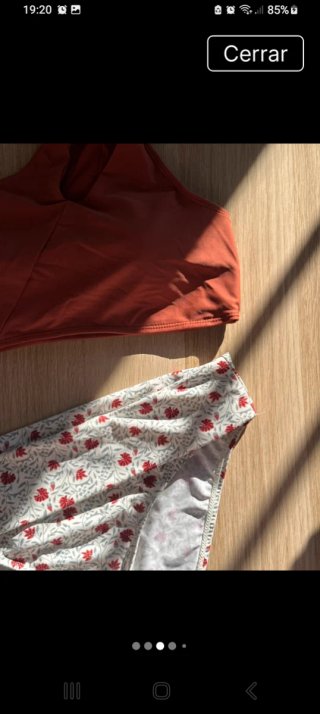 Bikini El Corte Inglés color teja