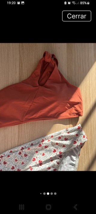 Bikini El Corte Inglés color teja