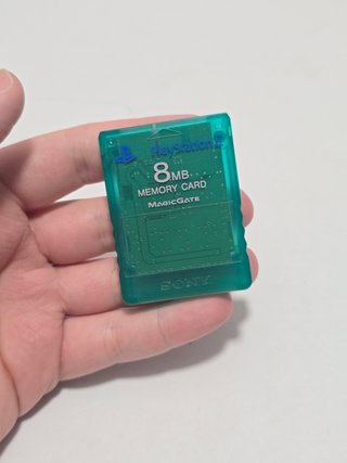 Memory card ps2 verde Sony - memoria play2
