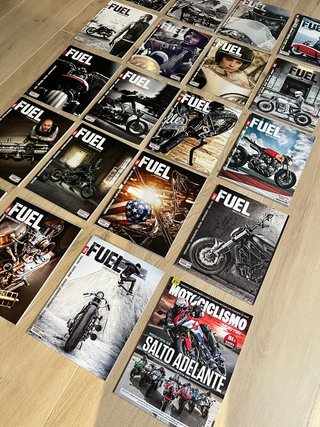 Colección completa revistas FUEL - motos vintage