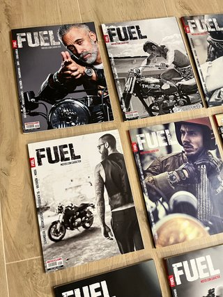 Colección completa revistas FUEL - motos vintage