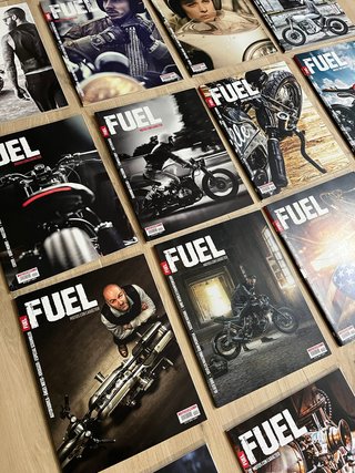 Colección completa revistas FUEL - motos vintage