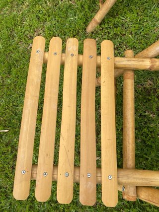 Sillas de bambú plegables (2 unidades)