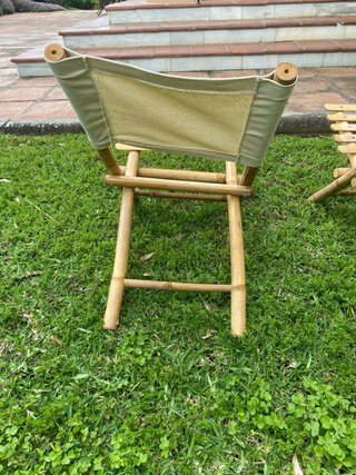 Sillas de bambú plegables (2 unidades)