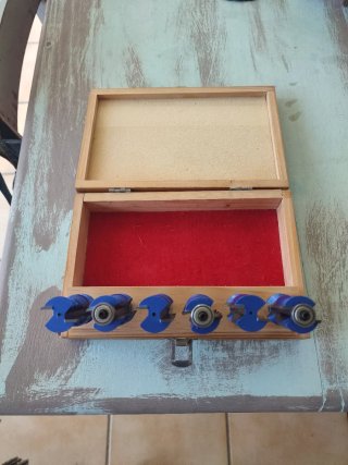 Juego de fresas para madera BLUE DIAMOND