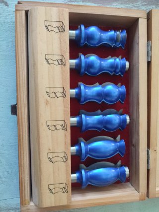 Juego de fresas para madera BLUE DIAMOND
