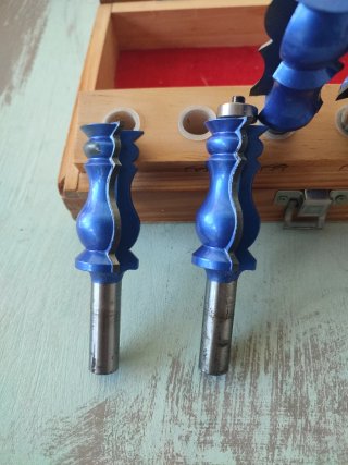Juego de fresas para madera BLUE DIAMOND