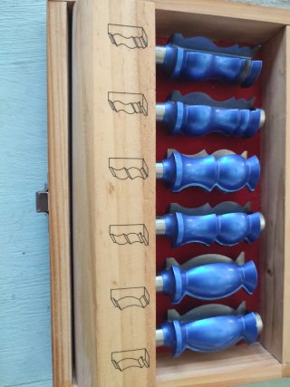 Juego de fresas para madera BLUE DIAMOND