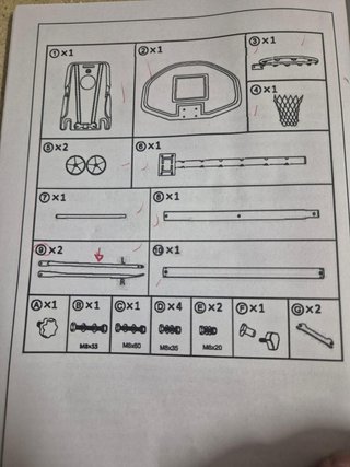 Aro de Baloncesto 194-249 cm Para apañar