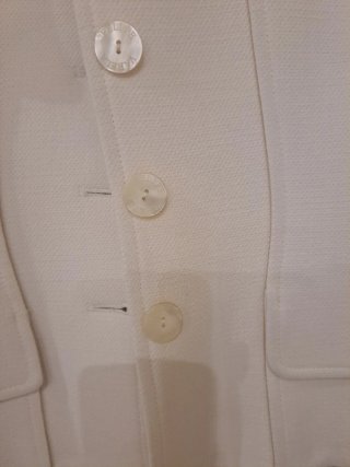 Chaqueta blazer Felipe Varela blanca Talla M