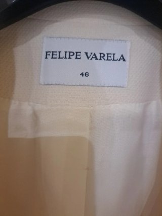 Chaqueta blazer Felipe Varela blanca Talla M