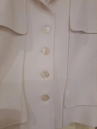 Chaqueta blazer Felipe Varela blanca Talla M