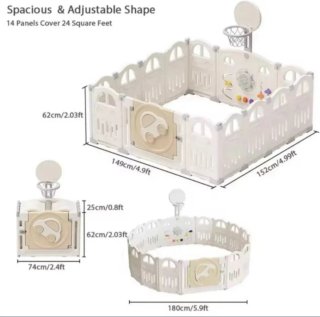 Parque infantil grande 150x150cm
