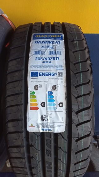 Neumático 205/40ZR17 84W XL nuevo+todo incluido55€
