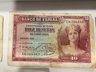 Billetes Banco de España 1935 Colección