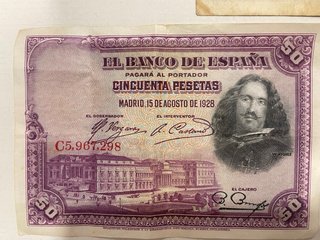 Billetes Banco de España 1935 Colección
