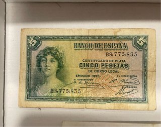 Billetes Banco de España 1935 Colección