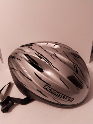 Casco Bici Romester Plateado