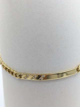 Pulsera oro 18k con diamantes