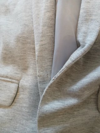 Americana Stradivarius Gris Talla XL