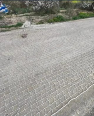 Rete di sicurezza per cantieri 5x11m bianca
