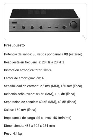 Amplificatore HIFI Yamaha AX-350