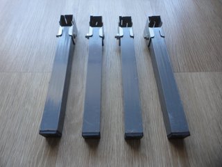 4 PATAS SOMIER CUADRADAS 28cm