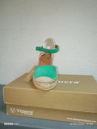 Viguera Sandalias Cuña Talla 37 Nuevas