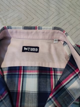 Camisa cuadros mujer algodón Talla S
