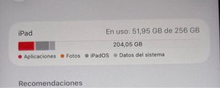 iPad A17 Pro 256GB Wi-Fi + Cellular 100% bat.