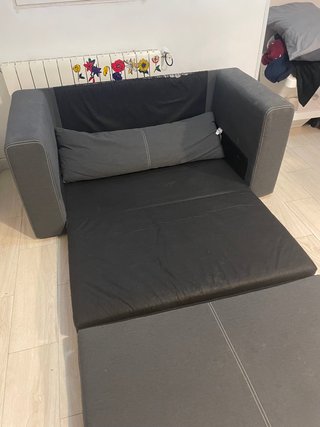 Sofá Cama IKEA ASKEBY 2 Plazas Gris